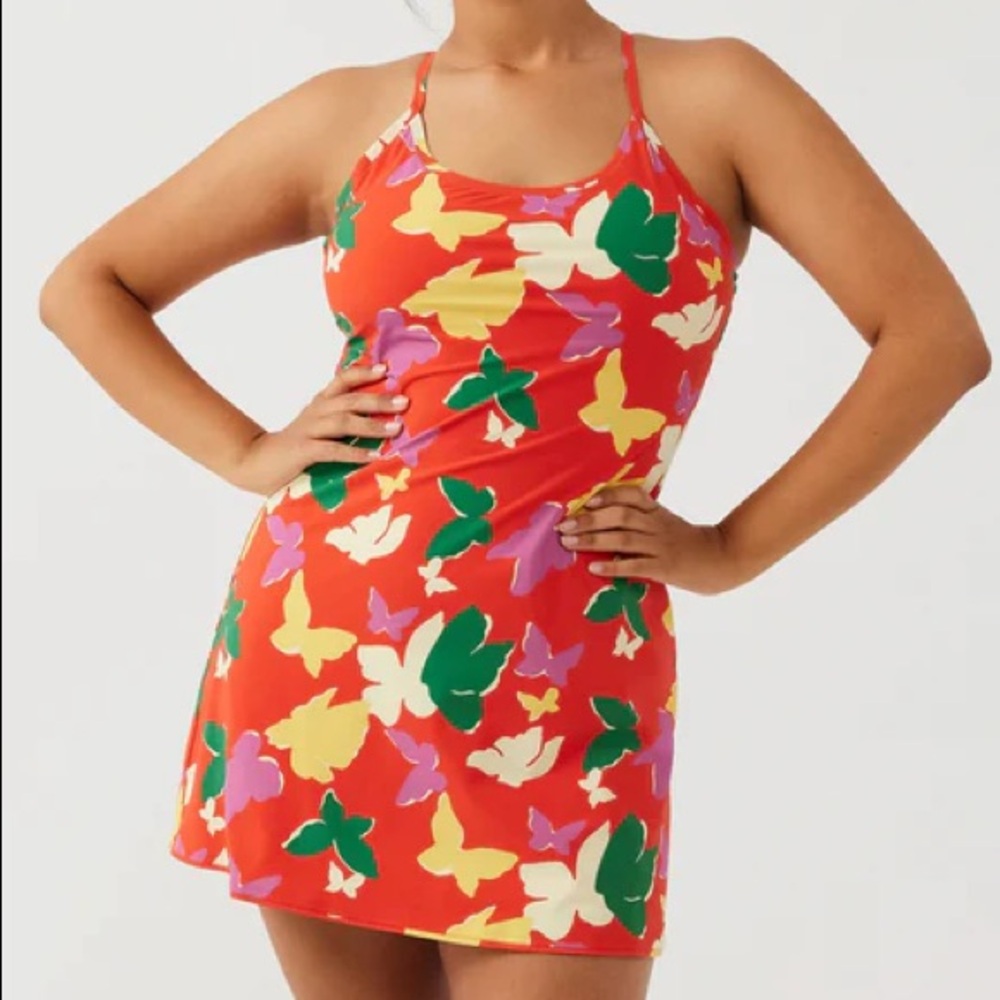 Outdoor Voices Butterfly Exercise Dress